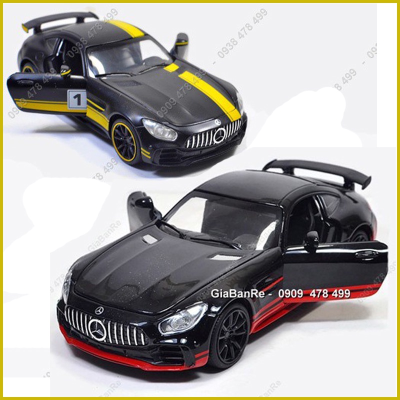 Xe Mô Hình Kim Loại Mercedes Amg Gt Tỉ Lệ 1/32 - Miniauto – Nhiều Màu - 9822des