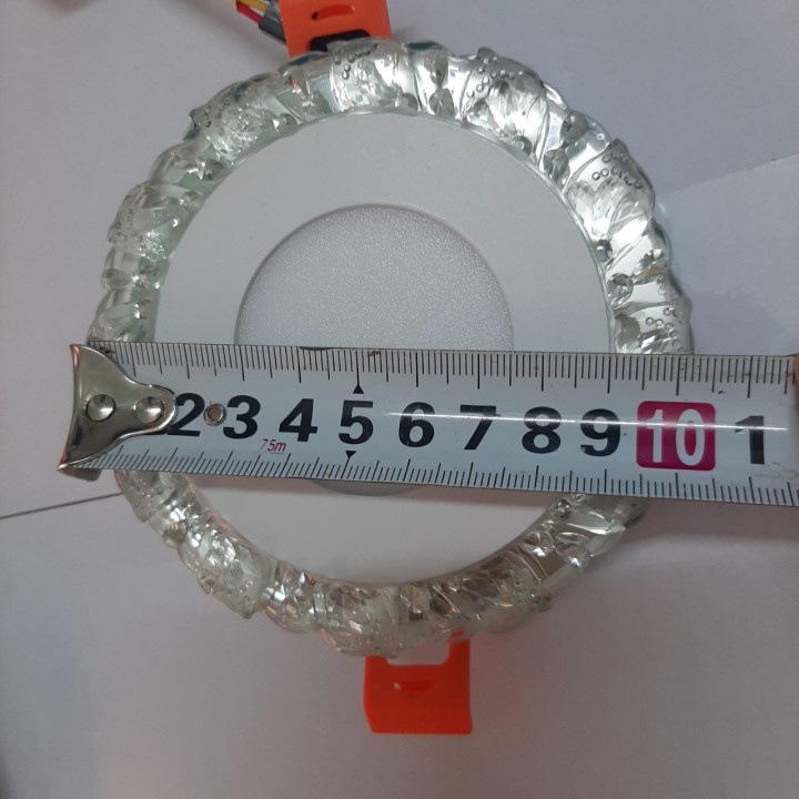 Đèn âm trần viền đá viền màu tạo ánh hào quang 6w