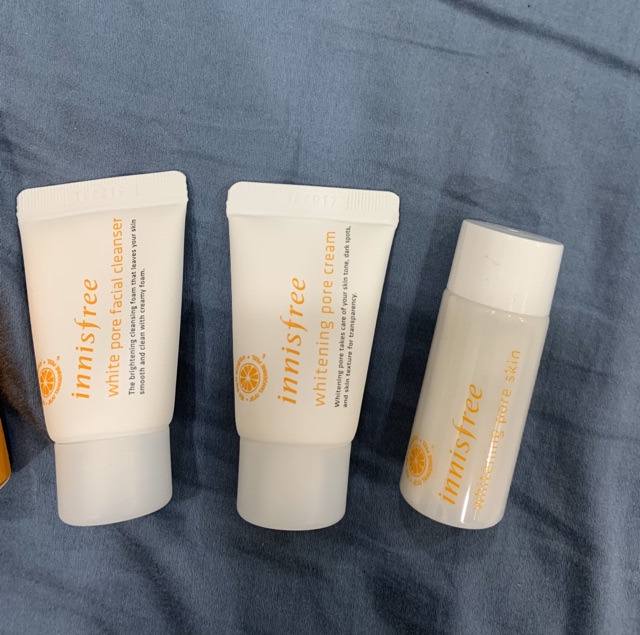 Innisfree bộ skincare dưỡng trắng travel size