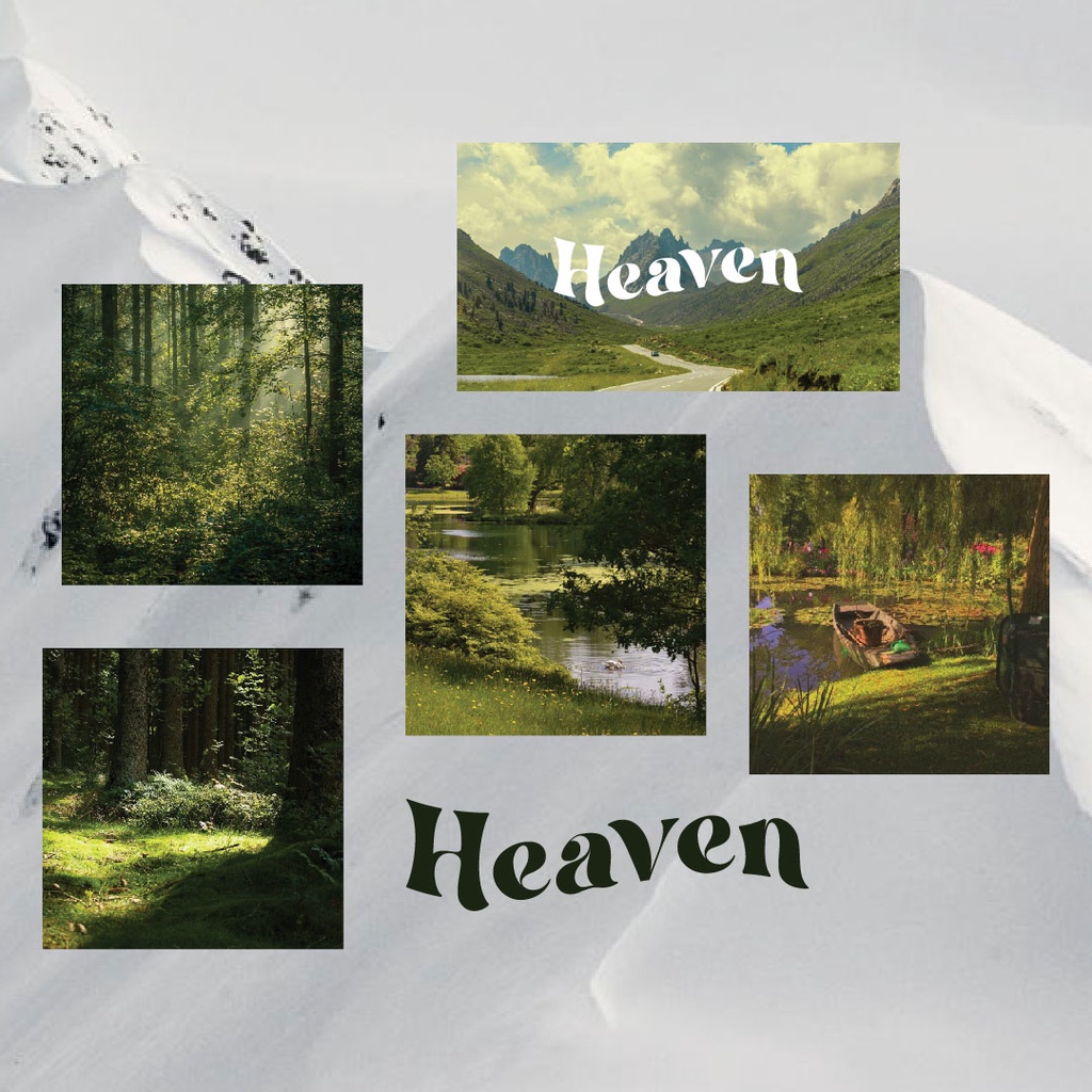Poster postcard decor aethestic trang trí phong cách Hàn Quốc