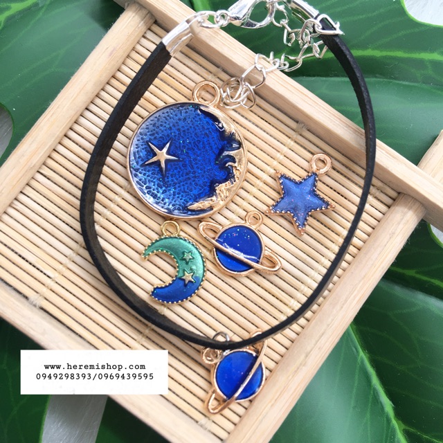 Mặt galaxy mạ làm vòng cổ, vòng chocker