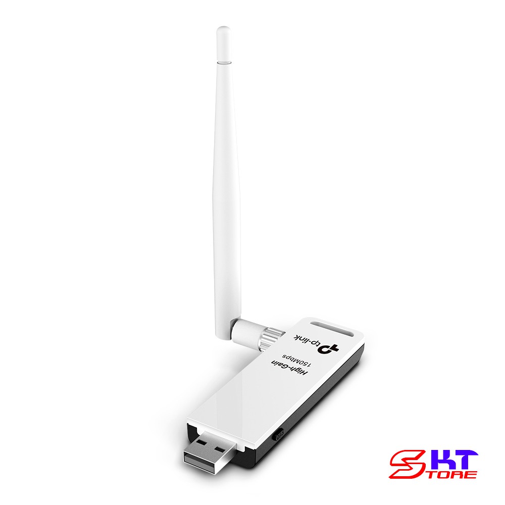 USB Thu Sóng Wifi Tp-Link TL-WN722N Chuẩn N Tốc Độ 150Mbps - Hàng Chính Hãng