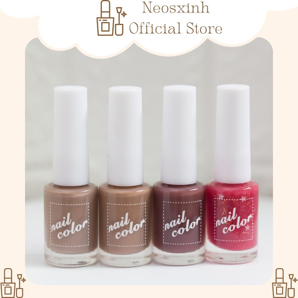 Sơn Móng Tay Thạch 8ml Nude Nail Color - Neosxinh Nails