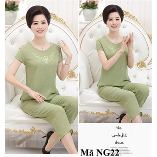 Bộ đồ mặc nhà cho người trung niên, người lớn tuổi đẹp