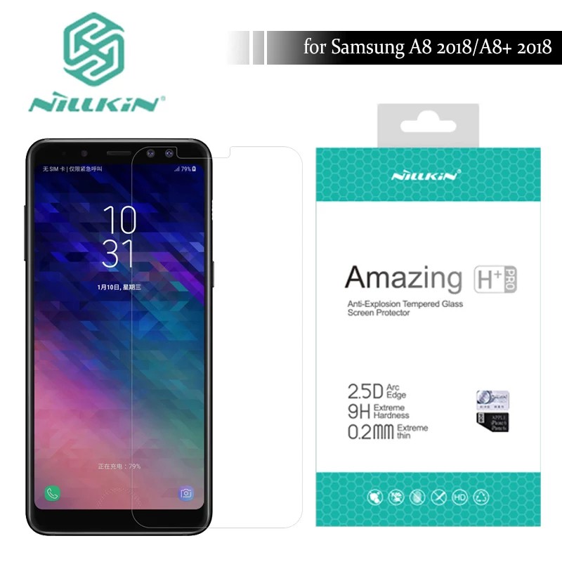 Kính cường lực Nillkin H+ Pro trong suốt mỏng 0.2mm cho Samsung Galaxy A8(2018) A8 2018, Galaxy A8+(