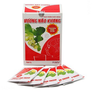 Vương Não Khang giúp tăng cường trí tuệ cho bé Hộp 30 gói - Cốm trí não, giúp bé tập trung, giảm tăng động