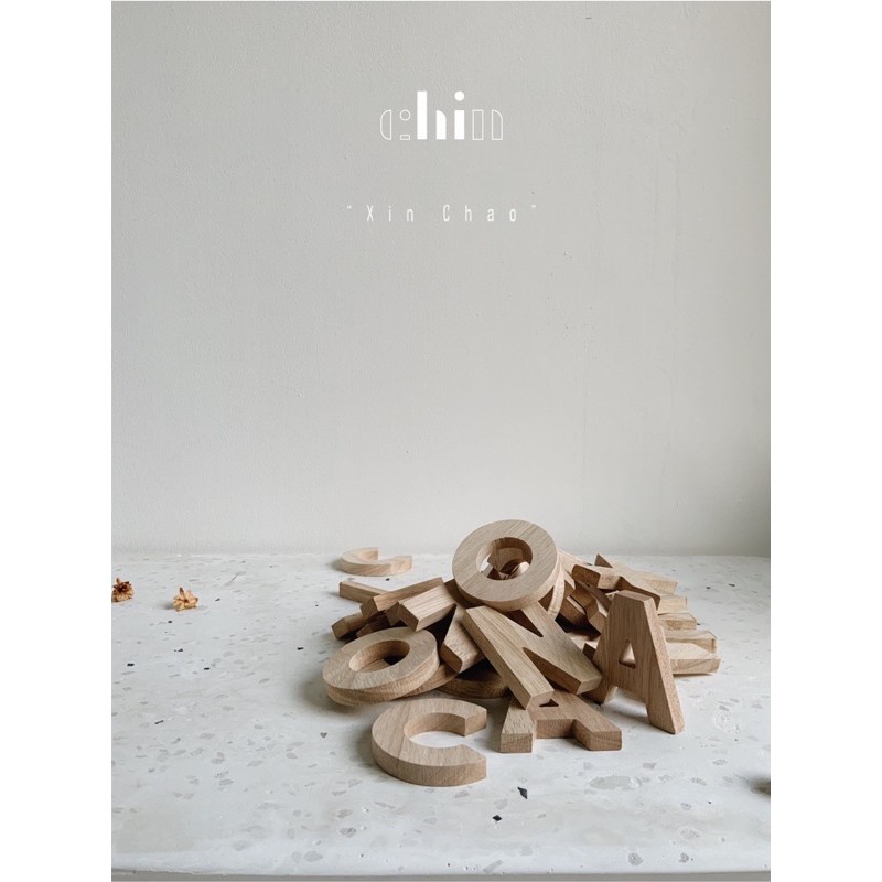 Chữ gỗ tự nhiên