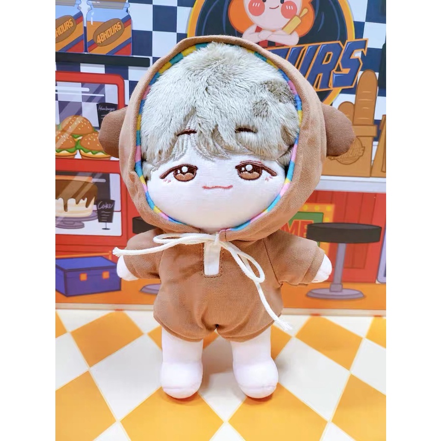 BTS Thú nhồi bông chất lượng cao hình KPOP BTS BT21 cho người hâm mộ JUNGKOOK JIN SUGA V 20cm