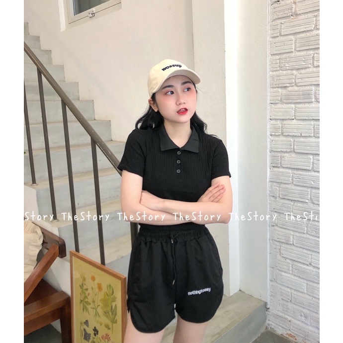 [STR] Quần short lưng thun Nothing to say Q428