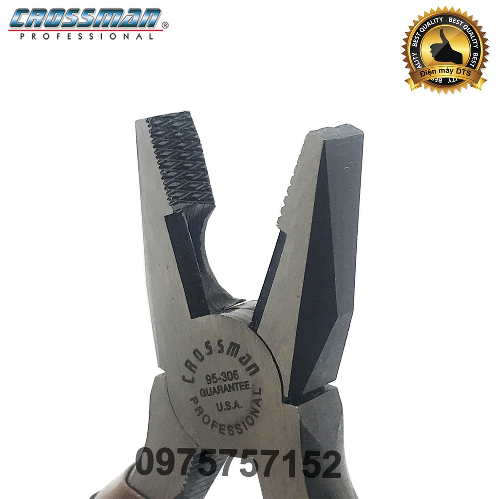 Kìm điện răng Crossman 95-306 6inch/150mm (Chính hãng)