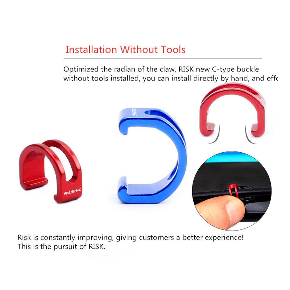 Kẹp Chữ U Cố Định Dây Phanh Xe Đạp Leo Núi MTB