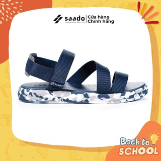 [CHÍNH HÃNG] SANDAL SAADO | CL02 – Viking – Họa Tiết Camo Xanh Đen Rằn Ri | Giày Sandal Nam Nữ Siêu Nhẹ