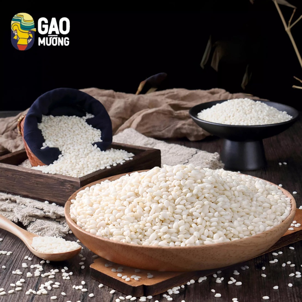 Gạo nếp nương hữu cơ đặc sản tây bắc nấu xôi thơm dẻo đóng gói túi hút chân không 1kg | BigBuy360 - bigbuy360.vn