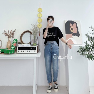 QUẦN BAGGY JEAN 2 KHUY BẤM