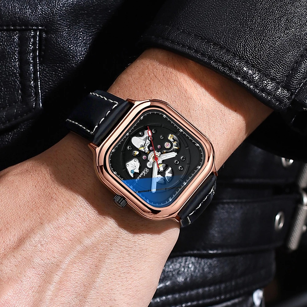 Đồng Hồ Cơ Tự Động Chexi Chống Thấm Nước Phong Cách Doanh Nhân Cho Nam