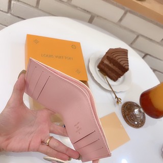 Ví mini da lv cúc bấm 4 màu fullbox