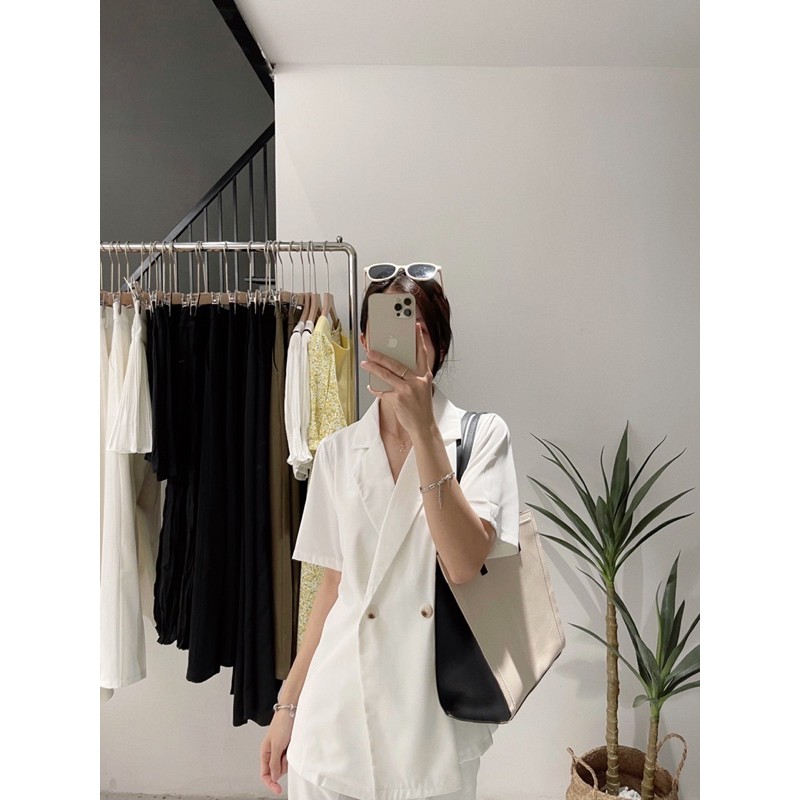 A2-Áo blazer 2 cúc mỏng | BigBuy360 - bigbuy360.vn