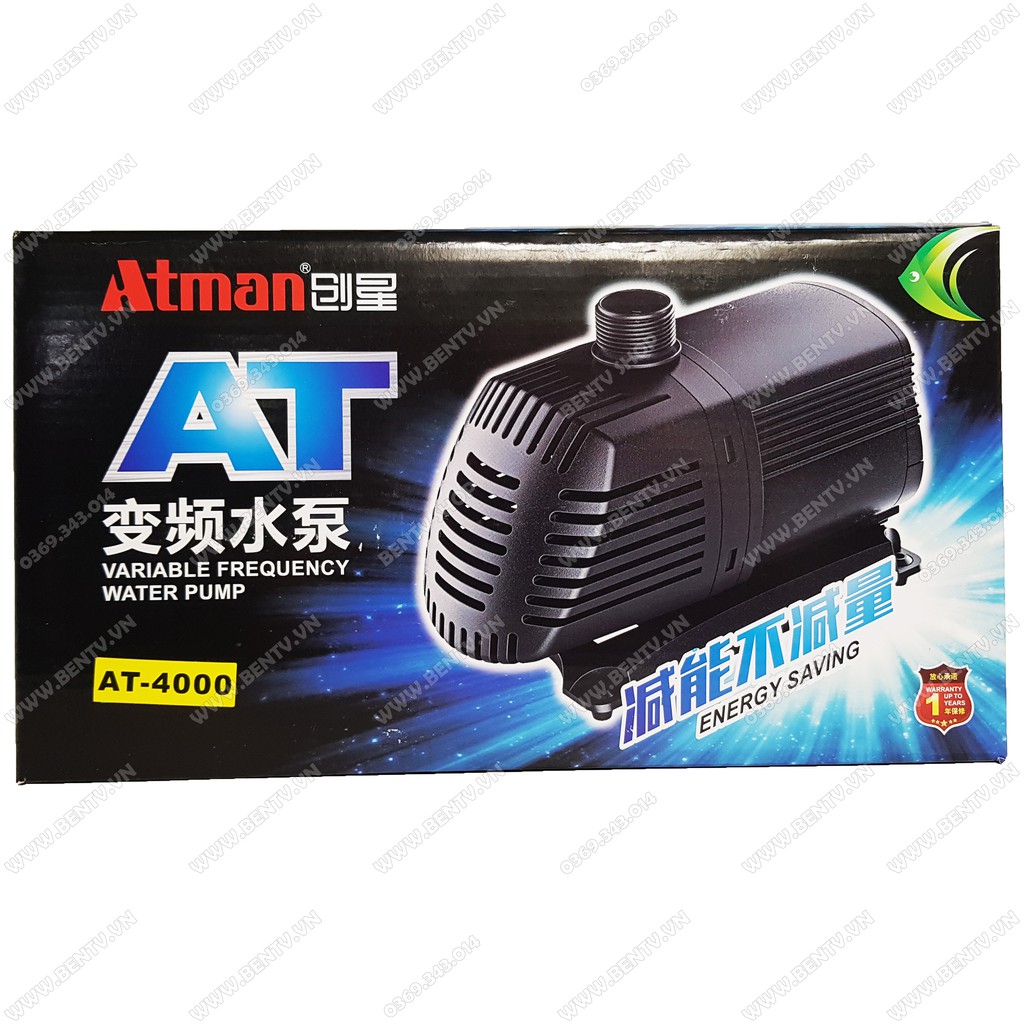 Máy Bơm Atman 4000 5000 6000 8000 10000 - Máy Bơm Cho Hồ Cá Cảnh