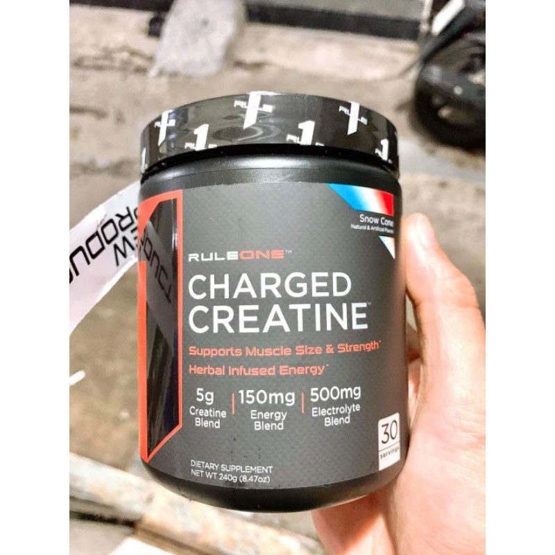 RULE 1 CREATINE CHARGED TĂNG CƠ PHỤC HỒI CƠ BẮP 30 SERVING