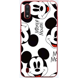 Ốp lưng Samsung A01, A11, A21s in hình Chuột trắng đen