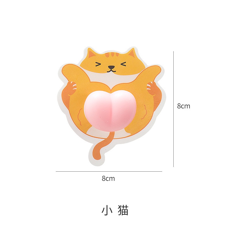 Miếng Dán Trang Trí Gương Chiếu Hậu Xe Hơi Chống Trầy Xước Họa Tiết Hoạt Hình Dễ Thương