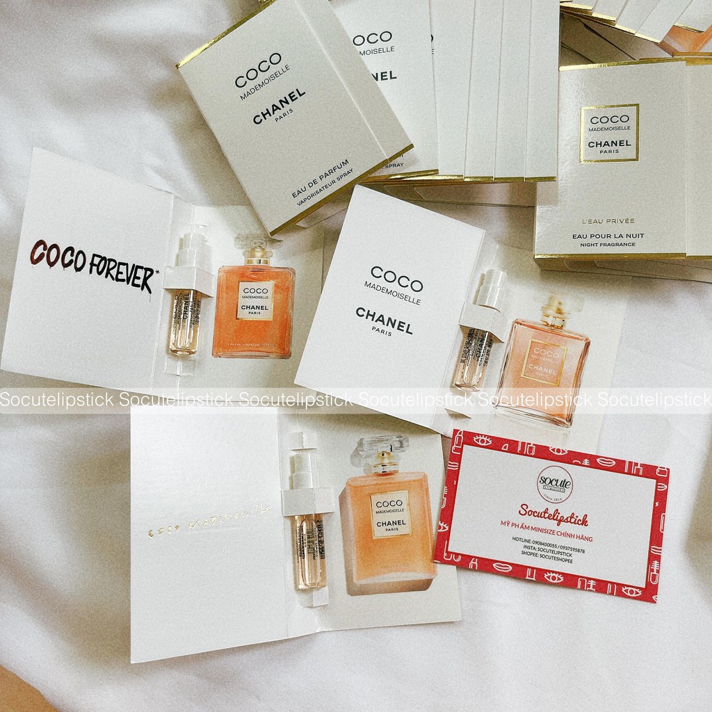 Vial nước hoa Chà neo Coco EDP - Intense - Eau Priivee 1.5ml