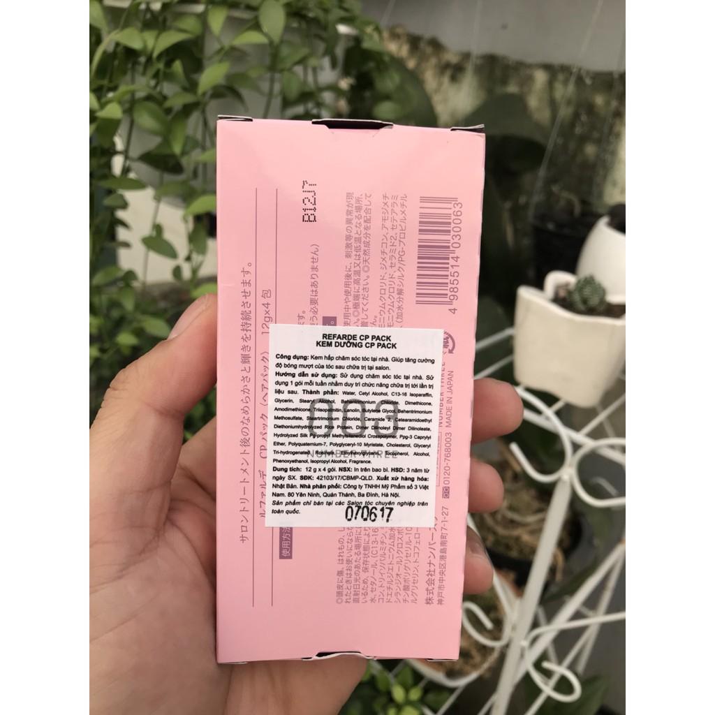 Kem hấp dưỡng ẩm duy trì tại nhà CP Pack NUMBER THREE 003 12gx4