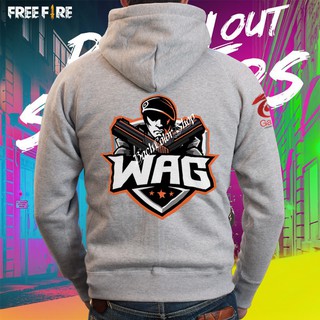 Áo Free Fire Áo Khoác Nỉ Xám WAG
