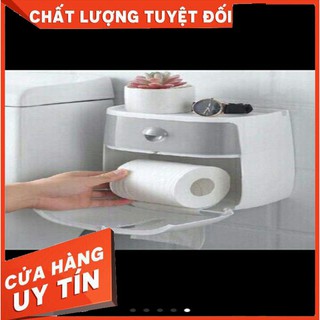 Hộp đựng giấy vệ sinh 2 ngăn xịn đa năng giá rẻ nhất shoppee