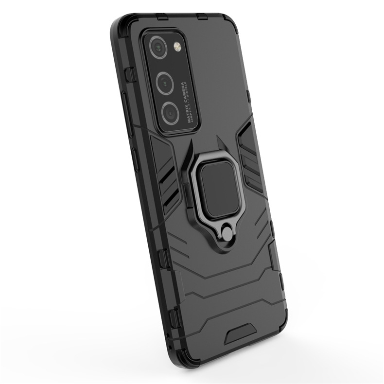 Ốp Điện Thoại PC + TPU Dạng Giáp Có Vòng Đỡ Kim Loại Bền Bỉ Chống Sốc Cho Huawei P60 Pro Mate 50 40 30 20 Pro Lite