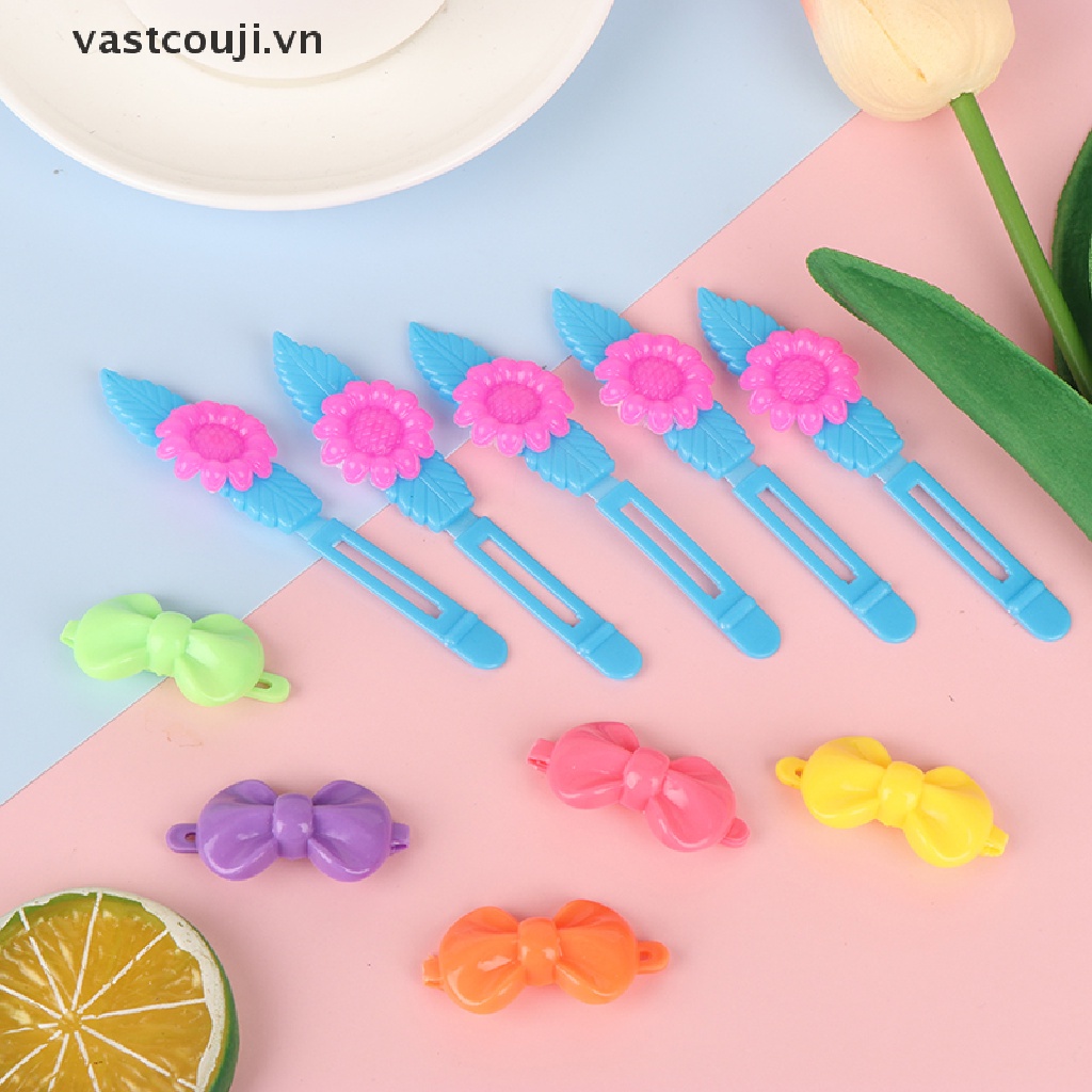 VASTJI 5Pcs Doll beauty salon accessories hairpin doll change accessories .