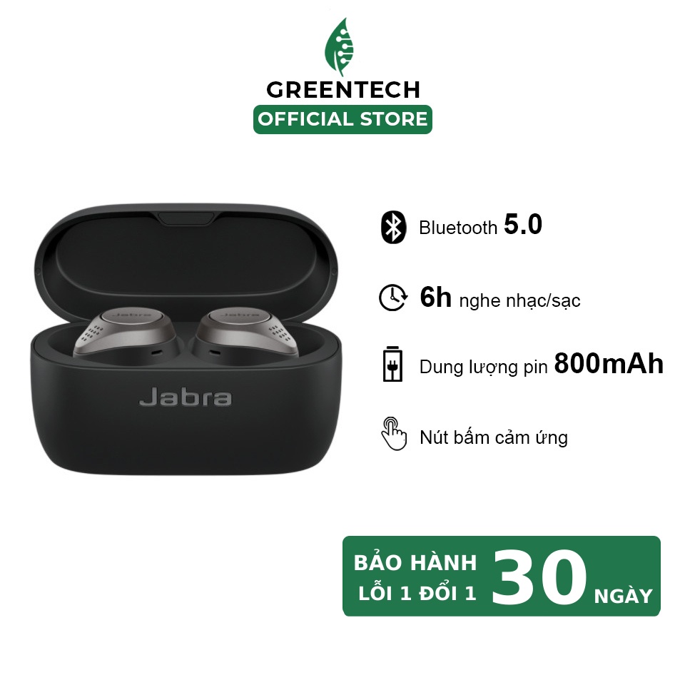 Tai Nghe Không Dây Bluetooth TAI00JA1 True Wireless JABRA Elite 75T Wireless Charging Sạc Không Dây