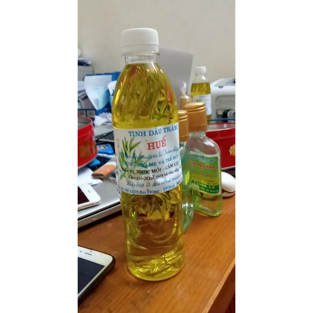 chai 500ml -Tinh dầu tràm Huế nguyên chất