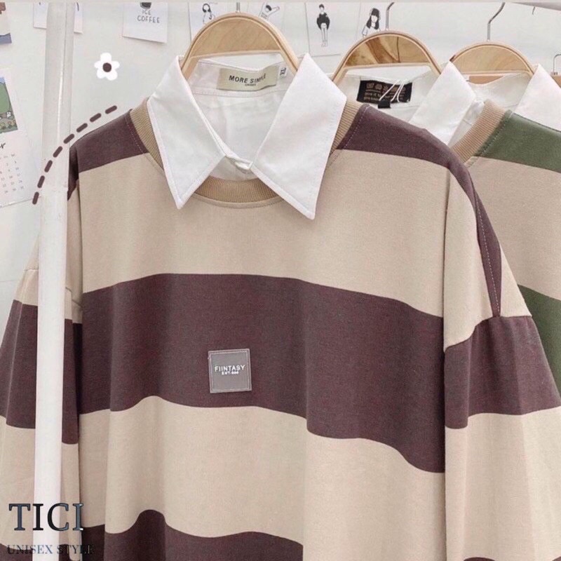 [CÓ ẢNH THẬT] Áo Thun Dài Tay Form Rộng Tay Bồng Unisex Nam Nữ Phong Cách Ulzzang