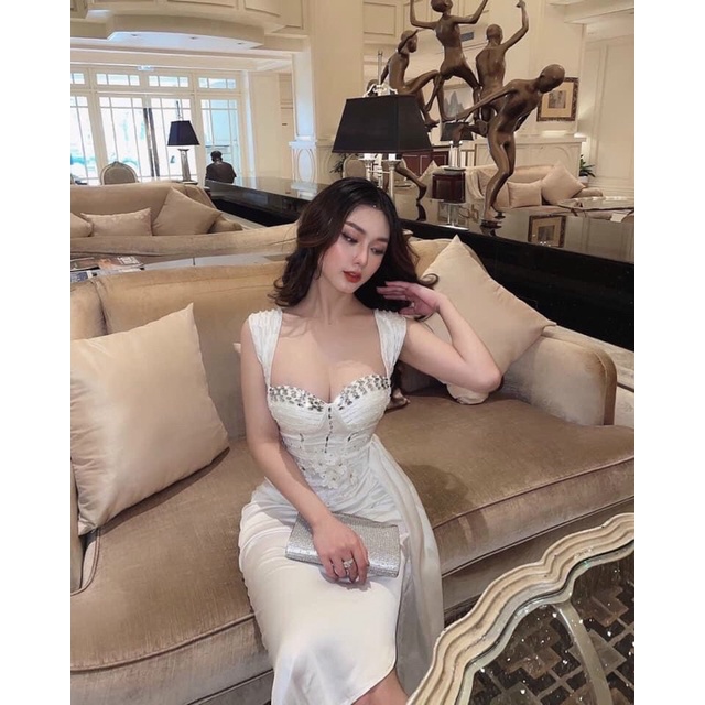 VÁY BODY DỰ TIỆC KẾT CƯỜM FULL MÀU FULL SIZE S/M/L/Xl  (ẢNH VÀ VIDEO DO CHỦ SHOP TỰ QUAY 10000%)