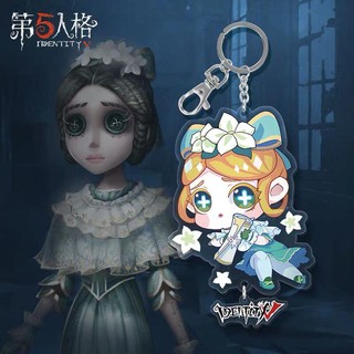 (mua 1 tặng 1) ( Mica trong acrylic ) Móc khóa Identity V Nhân Cách Thứ Năm