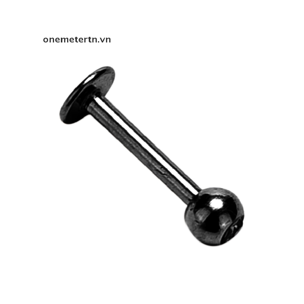1 X Khuyên Xỏ Cơ Thể / Tai / Môi / Tai / Sụn Hình Tròn Bằng Thép Không Gỉ