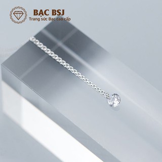 Dây chuyền nữ Bạc BSJ mặt đá DNU09
