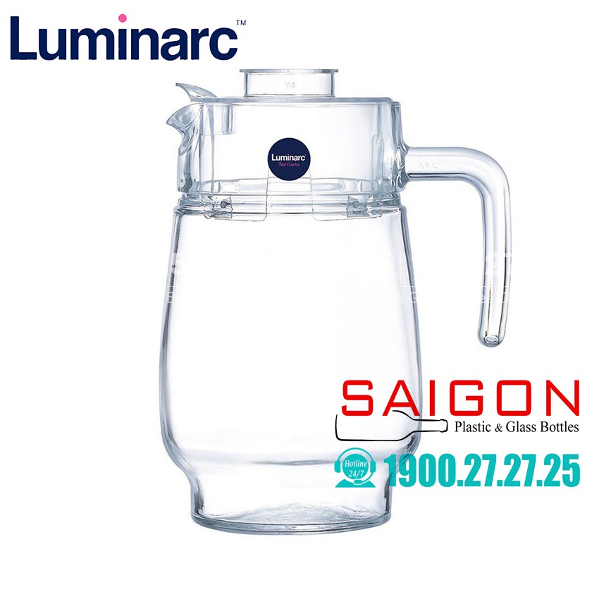 Bình Nước Thủy Tinh Luminarc Tivoli 1600ml | Thủy Tinh Cao Cấp