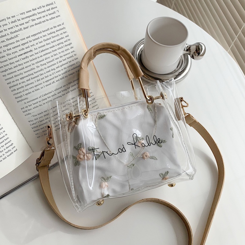 Túi Đeo Chéo Hình Vuông Nhỏ Trong Suốt Thời Trang Hàn Quốc Mùa Hè 2022