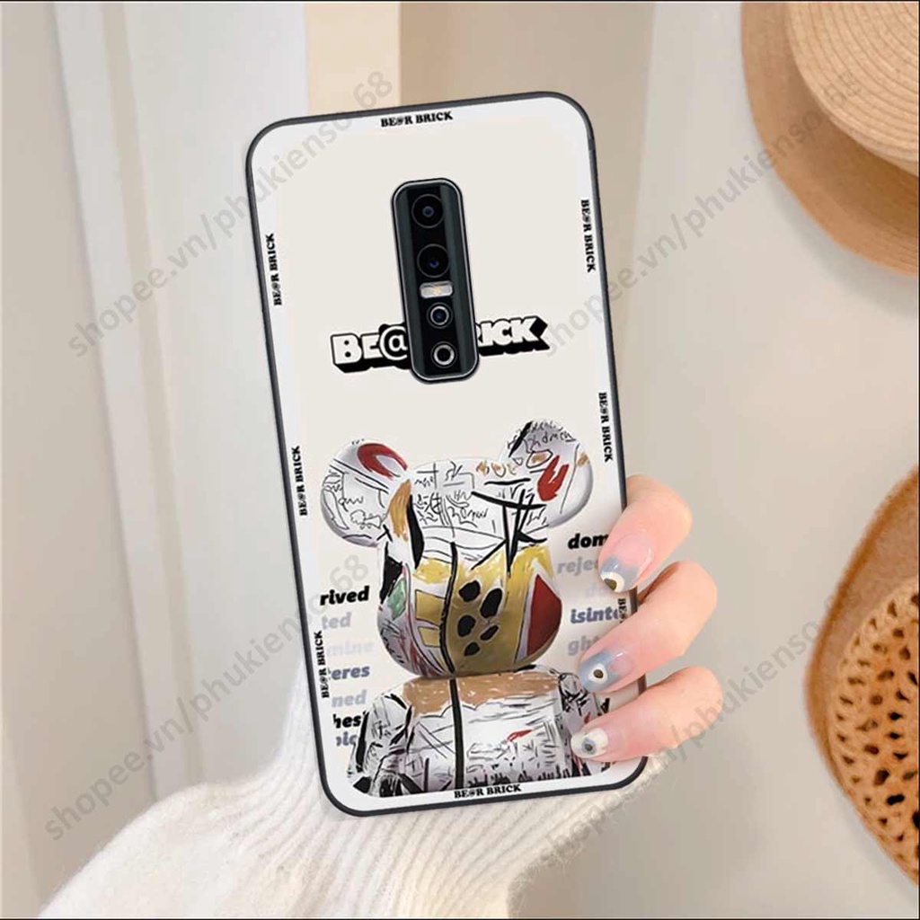 Ốp lưng điện thoại Vivo V17 Pro elegant, gấu be@rbrick cao cấp, vỏ ốp rẻ đẹp