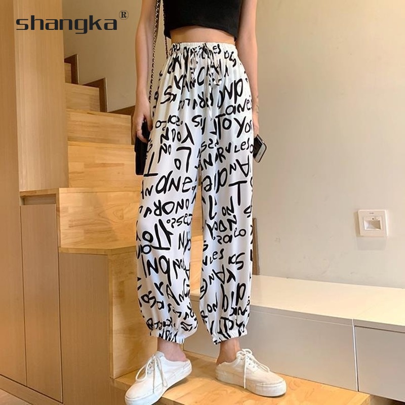 Quần Dài Nữ Ống Rộng Lưng Thun Thời Trang Mới