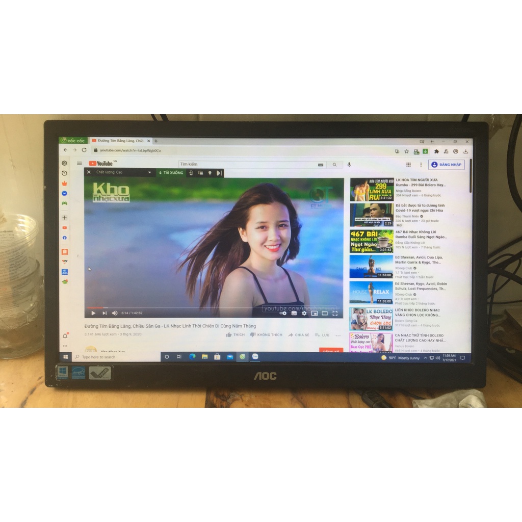 Màn hình máy tính AOC E960SN 19 inch LED