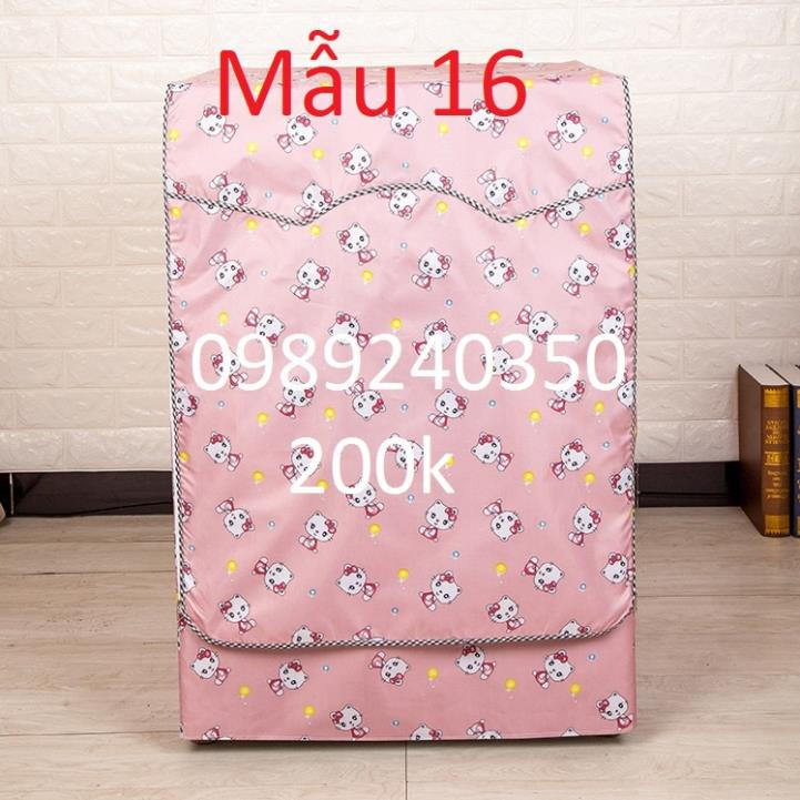 Áo trùm vỏ bọc che máy giặt LG cửa trước lồng ngang 7kg - 10kg loại tốt CHÍNH HÃNG