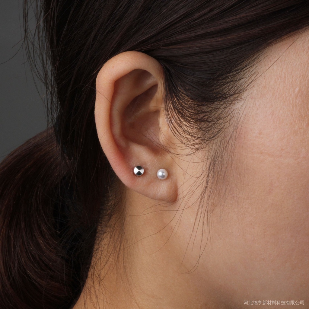 [Hàng mới về] Dụng cụ bấm lỗ xỏ khuyên tai làm từ bạc S925