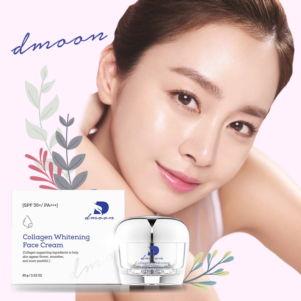 Kem Dưỡng Trắng Da Mặt Dmoon Collagen Whitening Face Cream