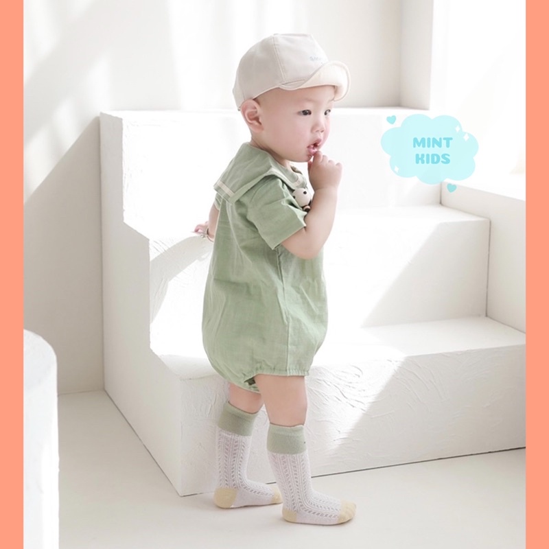 Tất Cổ Cao, Tất Lưới Cho Bé, Nemo Baby Mềm Mại,Tất Chống Trượt Cho Bé 0 Đến 3 Tuổi TL-05