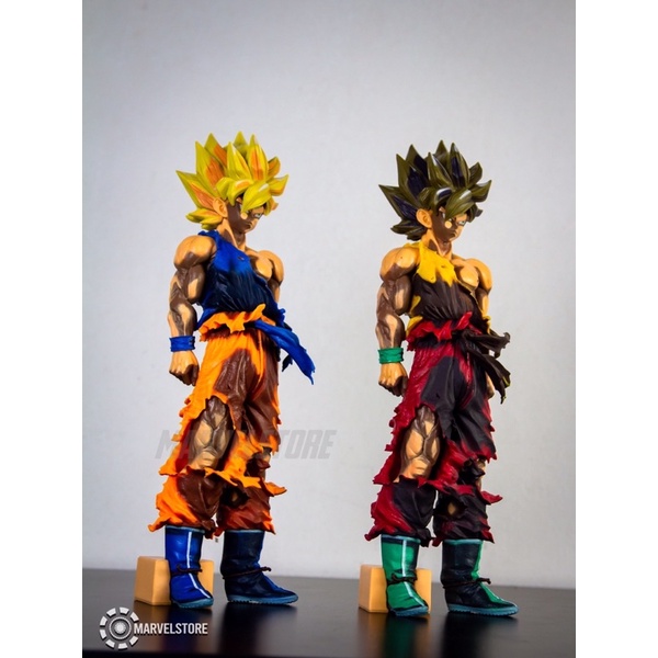 Mô hình Songoku Super Saiyan Battle Damaged bộ sưu tập Dragon ball 7 viên ngọc rồng