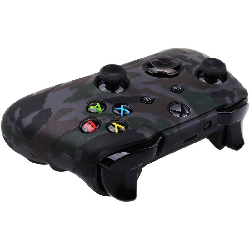 Vỏ bọc bằng silicon cho tay cầm chơi game Xbox One X & Xbox One họa tiết rằn ri