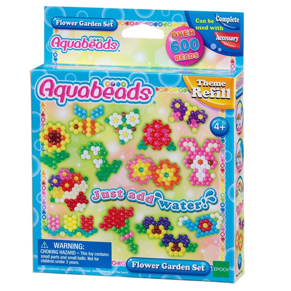 Đồ chơi Bộ Hạt Nhựa Sáng Tạo Aquabeads_ Chủ Đề Vườn Hoa - Hơn 600 hạt với nhiều màu sắc